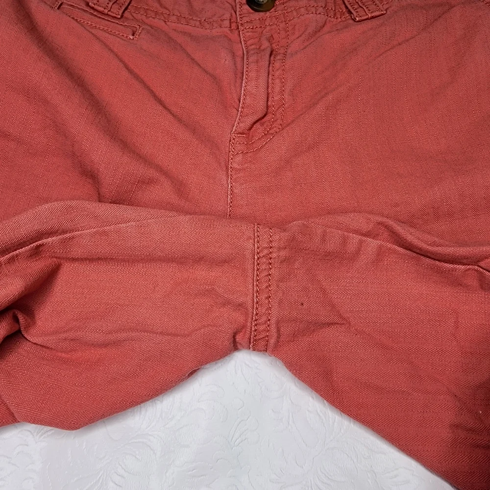 Eddie Bauer Cargo Shorts Mid Rise 100% Cotton Women's Size 4